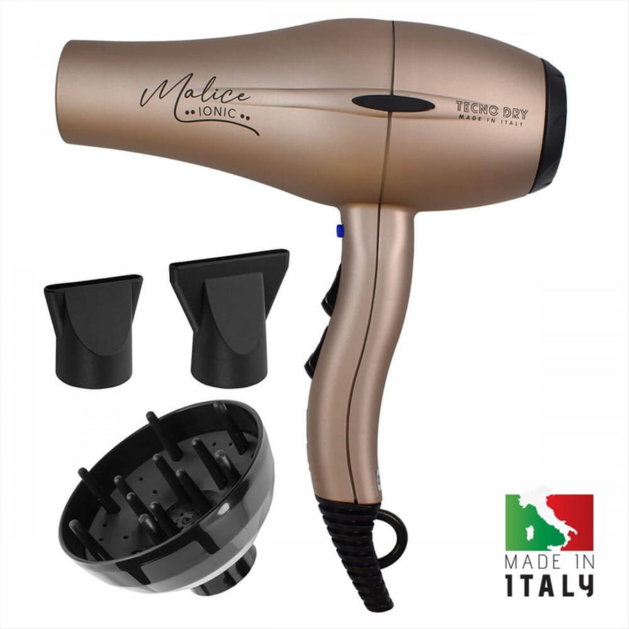 Tecno Dry Made in Italy Malice Ionic Champagne 2200watt
