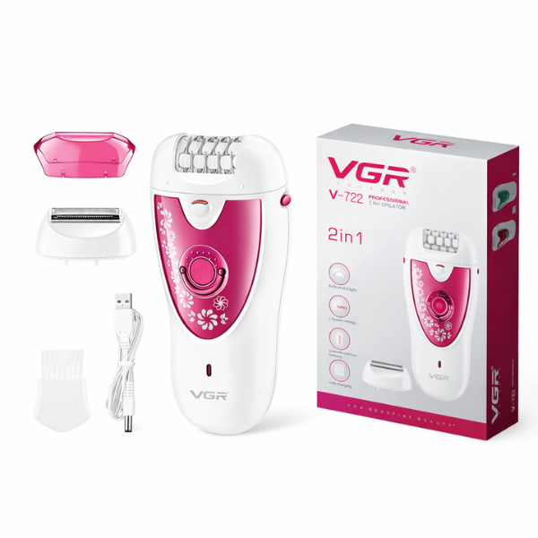 VGR Voyager V-722 Professional 2in1 Epilator