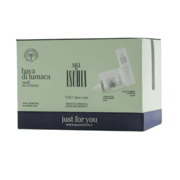 Sali di Ischia Cofanetto Bava di Lumaca Crema Viso 50ml + Lip Balm