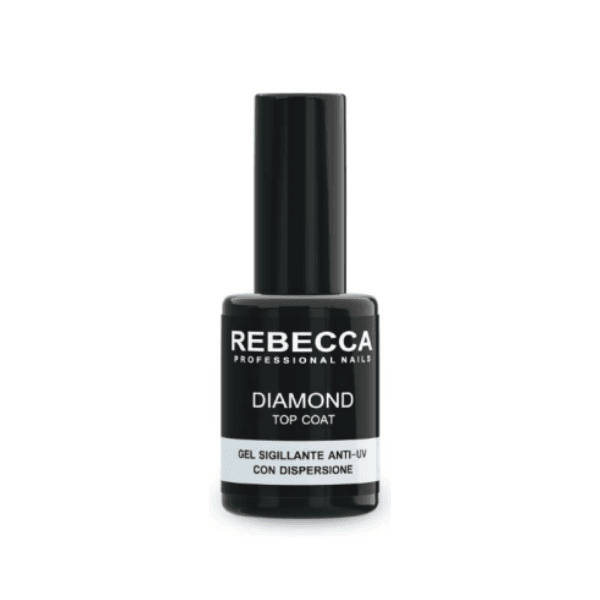 Rebecca Diamond Top Coat Antigiallo Gel Con Dispersione 10ml