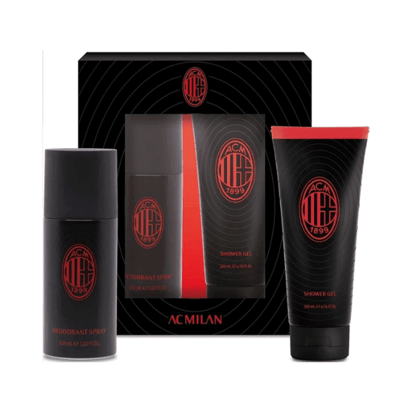 AC Milan Deodorant Spray 150ml & Shower Gel 200ml