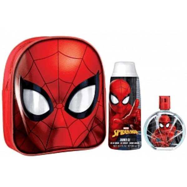 Spiderman Eau De Toilette 50ml + Shower Gel 300ml + Zaino