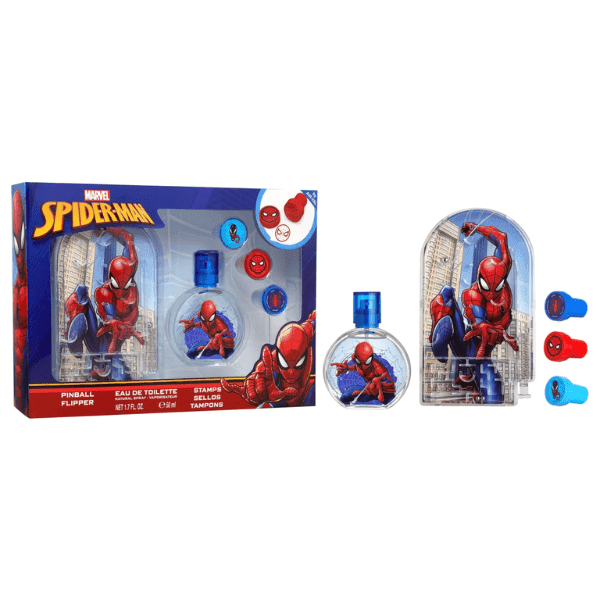 Spiderman Set Eau De Toilette 50ml + Pinball + Timbri