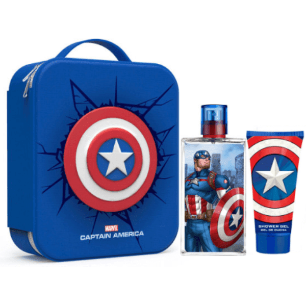 Captain America Set Edt 100ml Shower Gel 75ml 3D