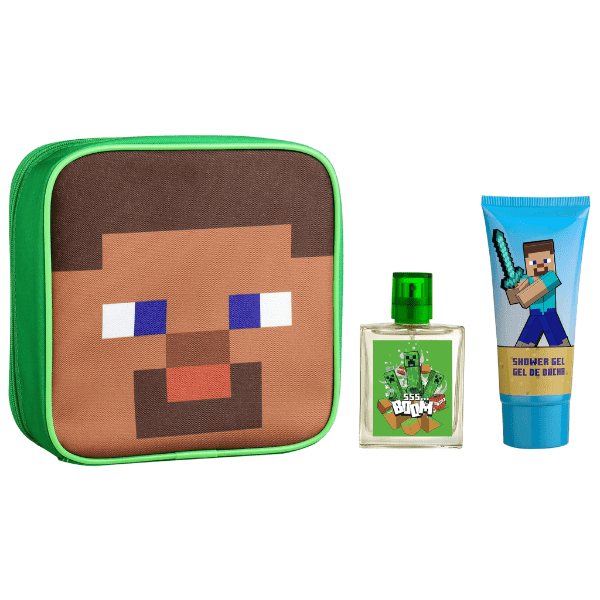 Minecraft Set Edt 50ml + Shower Gel 100ml + Pochette