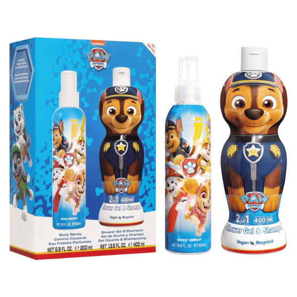 Paw Patrol Chase Set Body Spray 200ml + Shower Gel 2in1 400ml 1D