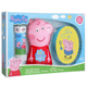 Peppa Pig Set Shower Gel 2in1 400ml 2D + Spugna + Bolle DI Sapone