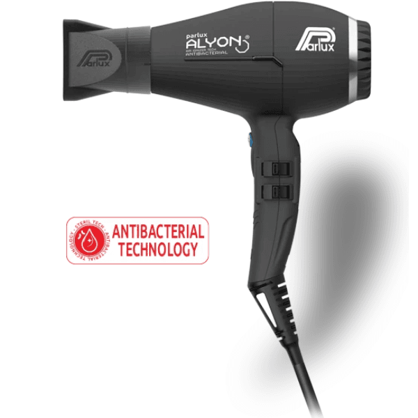 Parlux Alyon Air Ionizer Tech Phon Asciugacapelli Nero Opaco
