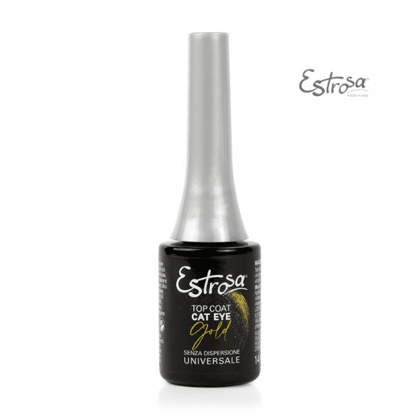 Estrosa Top Coat Cat Eye Gold Senza Dispersione 14ml