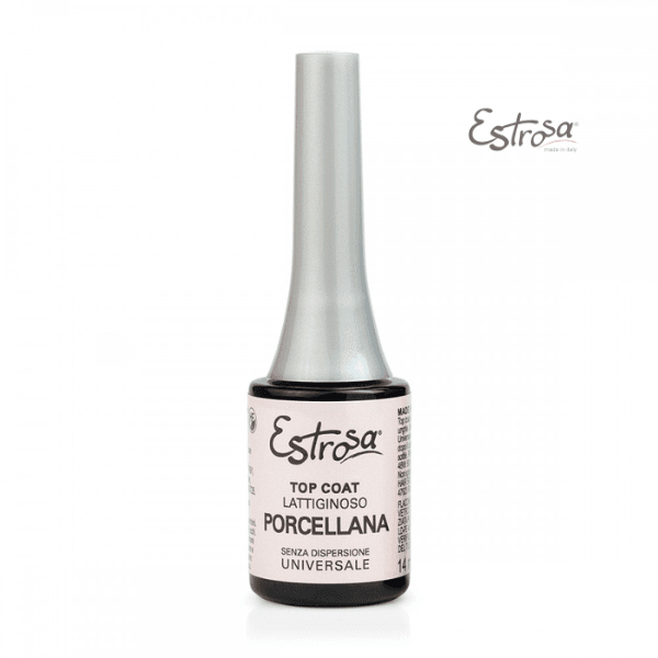 Estrosa Top Coat Lattiginoso Porcellana Senza Dispersione 14ml