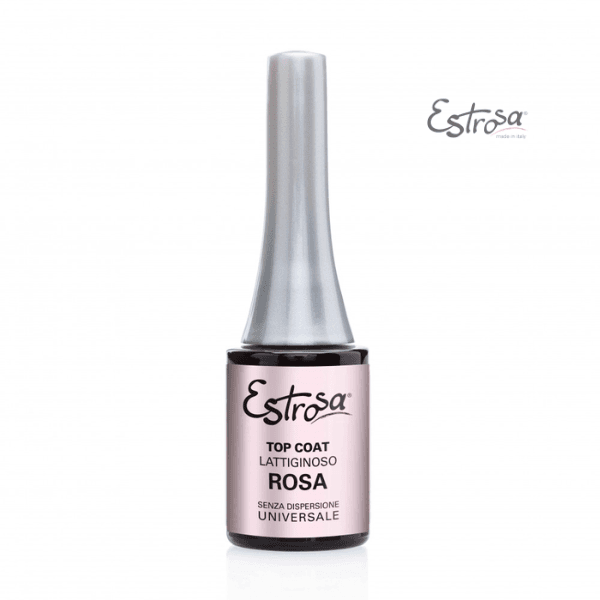 Estrosa Top Coat Lattiginoso Rosa Senza Dispersione 14ml
