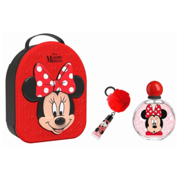 Minnie Edt 100ml + Lipgloss + Pompom Portachiavi + Porta Merenda