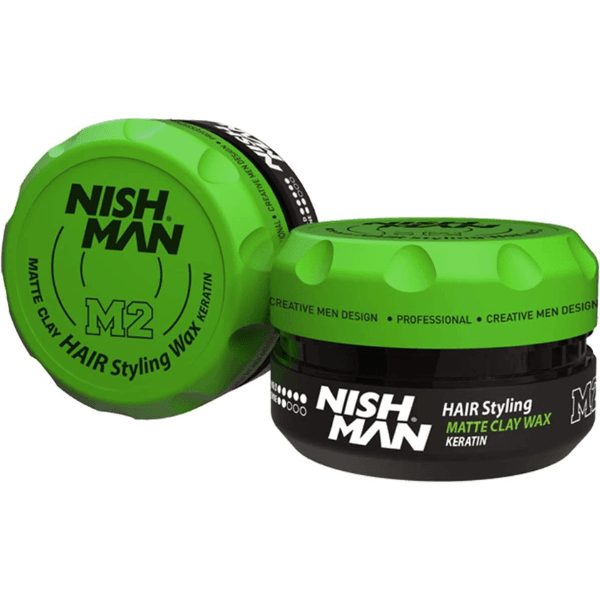 Nishman Hair Defining M2 Matte Clay Wax Keratin 100ml