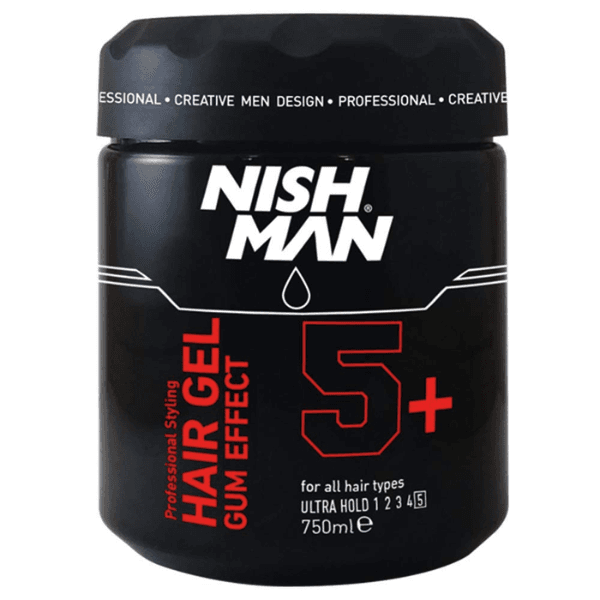 Nishman Hair Gel Gum Effect 5+ 750ml