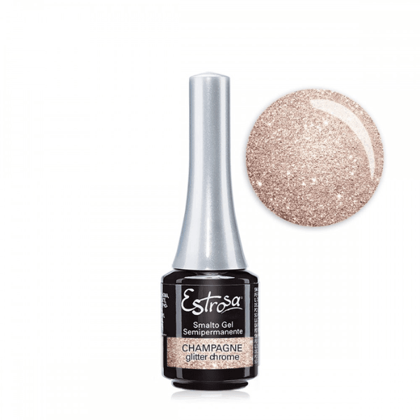 Estrosa Glitter Chrome Champagne