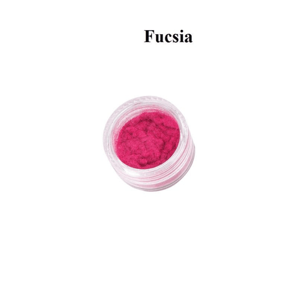 Estrosa Polvere velvet manicure fucsia Effetto Velluto
