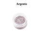 Estrosa Polvere velvet manicure Argento Effetto Velluto