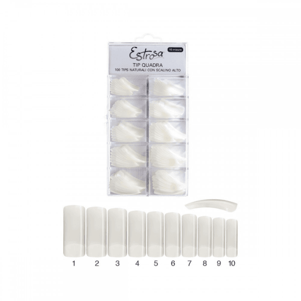Estrosa Tips Naturale Con Scalino 100Pz