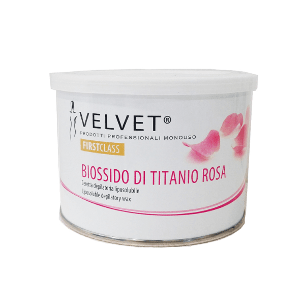 Velvet Cera Vaso Liposolubile Titanio Rosa 400ml