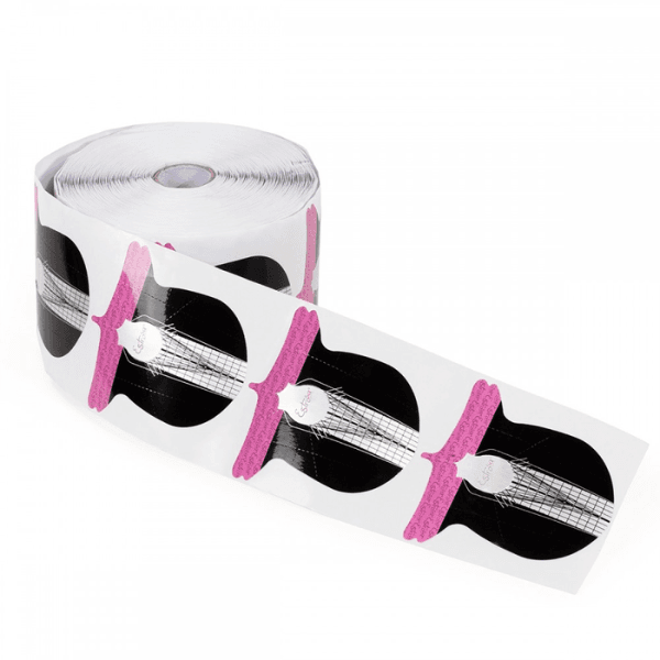 Estrosa Nail Forms Stile a Farfalla Cartine 500 PZ