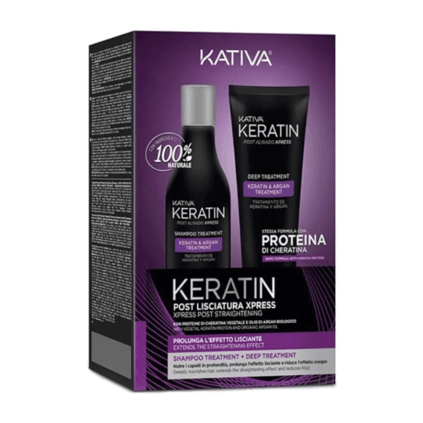 Kativa Keratin Post Lisciatura Xpress Shampoo + Deep Treatment
