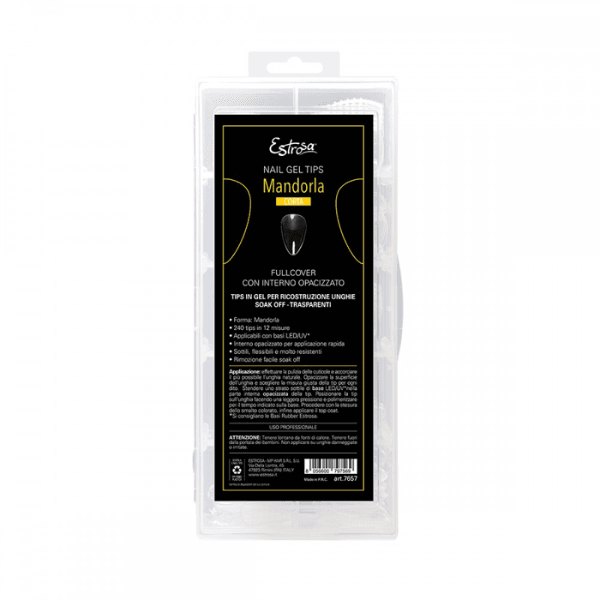 Estrosa Nail Gel Tips Mandorla Corta