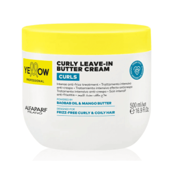 Alfaparf Yellow Curls Curly Leave-in Butter Cream 500ml