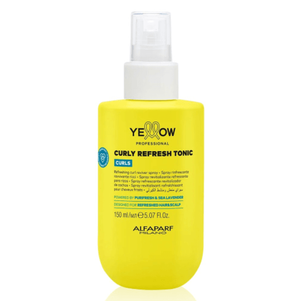 Alfaparf Yellow Curls Curly Refresh Tonic Spray Rinfrescante Ravvivante Ricci 150ml