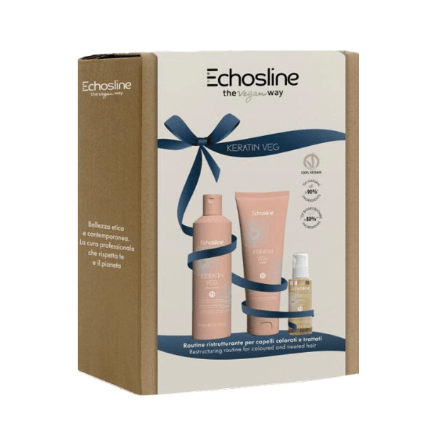 EchosLine Keratin Veg Winter Holiday's Coffret kit
