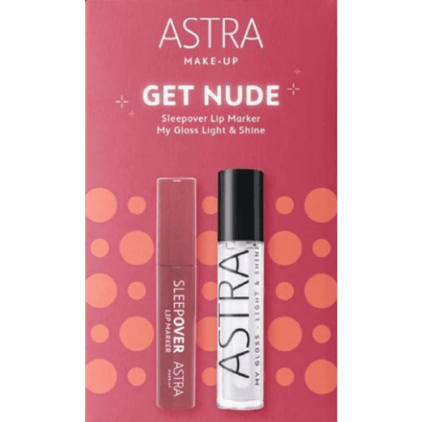 Astra Make Up Get Nude Set Pennarello Labbra + Gloss