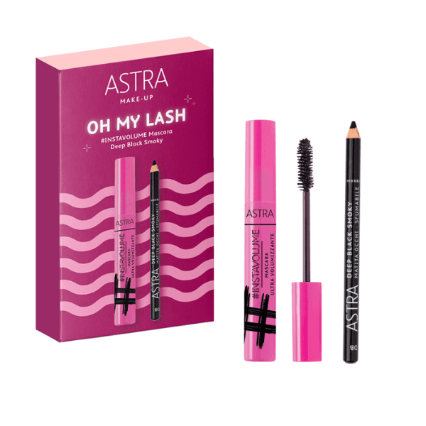 Astra Make Up Oh My Lash Set Matita Occhi + Mascara Ulta Volumizzante