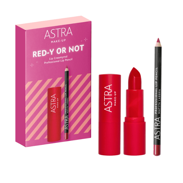 Astra Make Up Red-Y Or Not Set Matita Labbra + Rossetto 08 Ginger