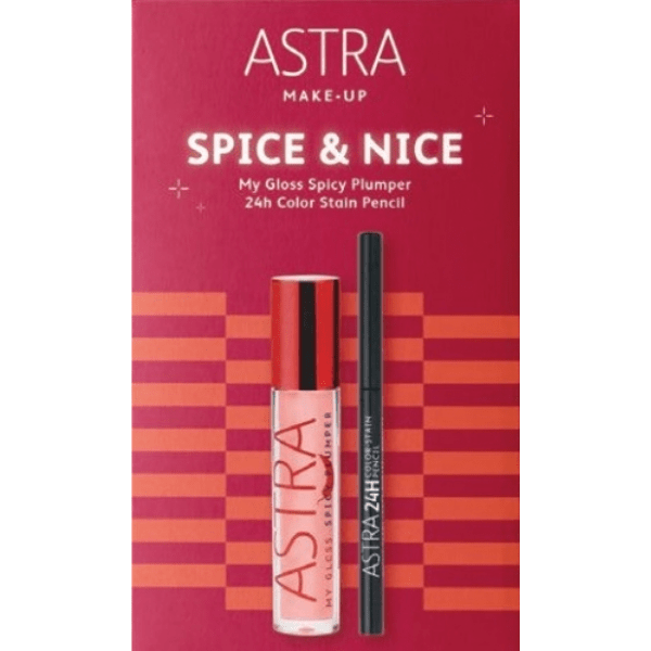 Astra Make Up Spice & Nice Set Gloss Plumper+ matita occhi