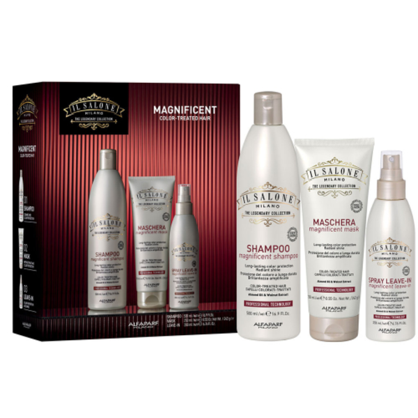 Alfaparf Il Salone Milano Magnificent Shampoo 500ml + Mask 250ml + Leave-in Spray 200ml
