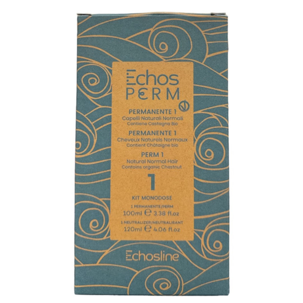 Echosline Kit Permanente 1 Capelli Naturali 100+120ML