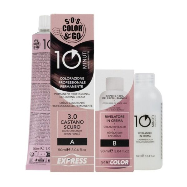 Alama S.O.S. Color & Go 10 minuti Colorazione Professionale Permanente 3.0