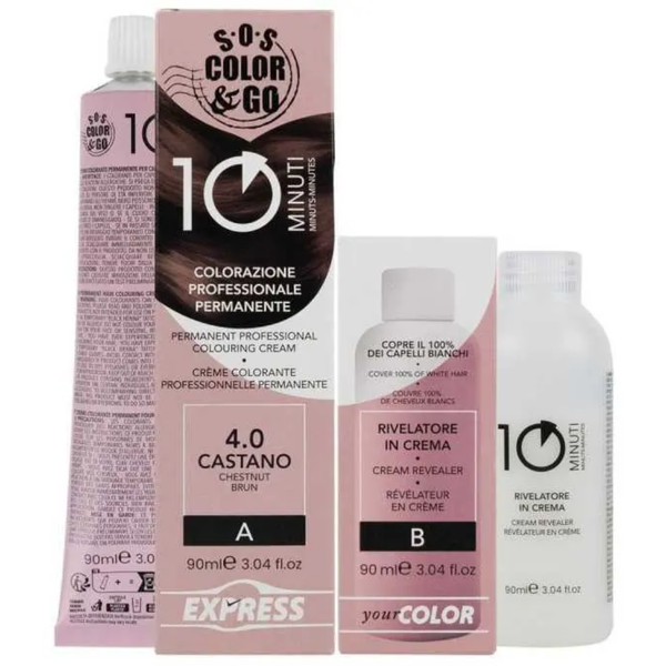 Alama S.O.S. Color & Go 10 minuti Colorazione Professionale Permanente 4.0