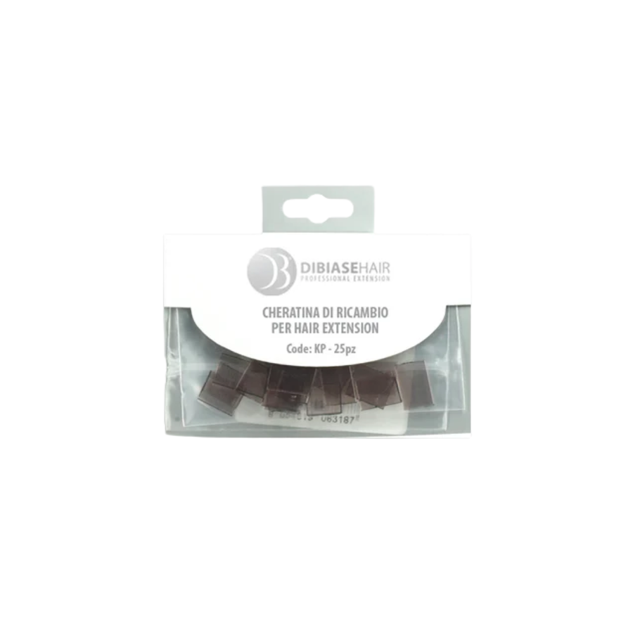 Di Biase Cheratina Di Ricambio Per Hair Extension Castano 25 pz