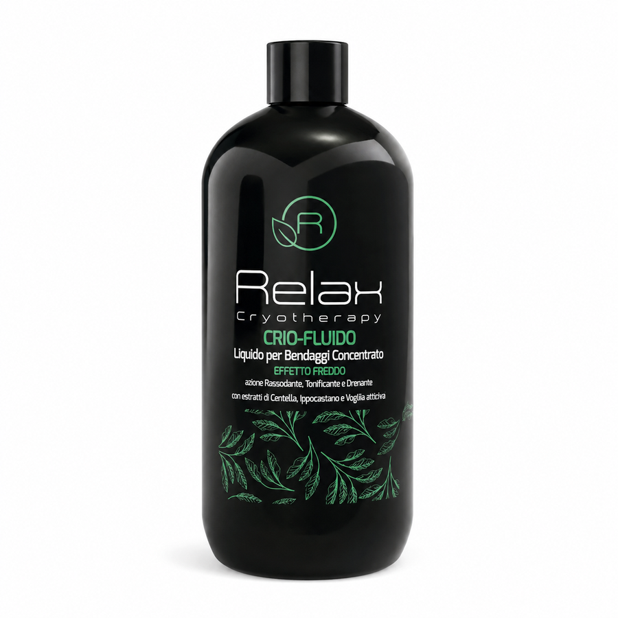 Relax Crio-Fluido Liquido per Bendaggi Concentrato Effetto Freddo 500ml