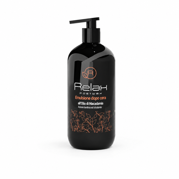 Relax Postwax Emulsione Dopo Cera all'Olio di Macadamia 500ml
