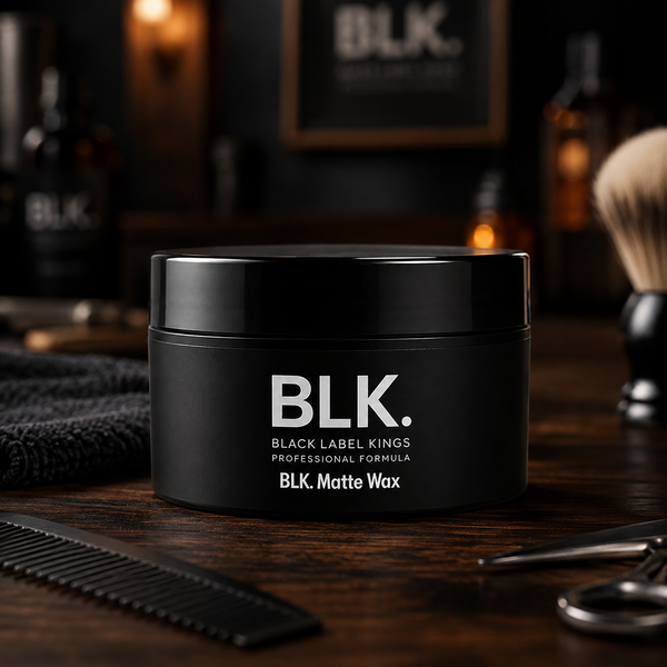 BLK. Black Label King Matte Wax Cera Modellante Effetto Matte 100ml