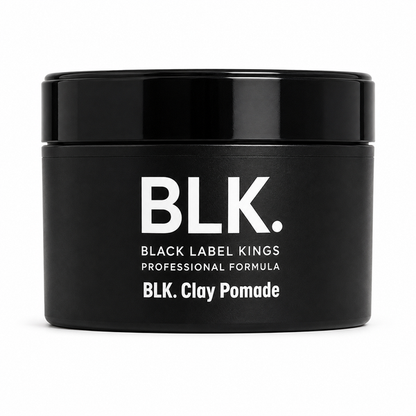 BLK. Black Label King Clay Pomade Cera Look Asciutto e Naturale Effetto Opaco 100ml
