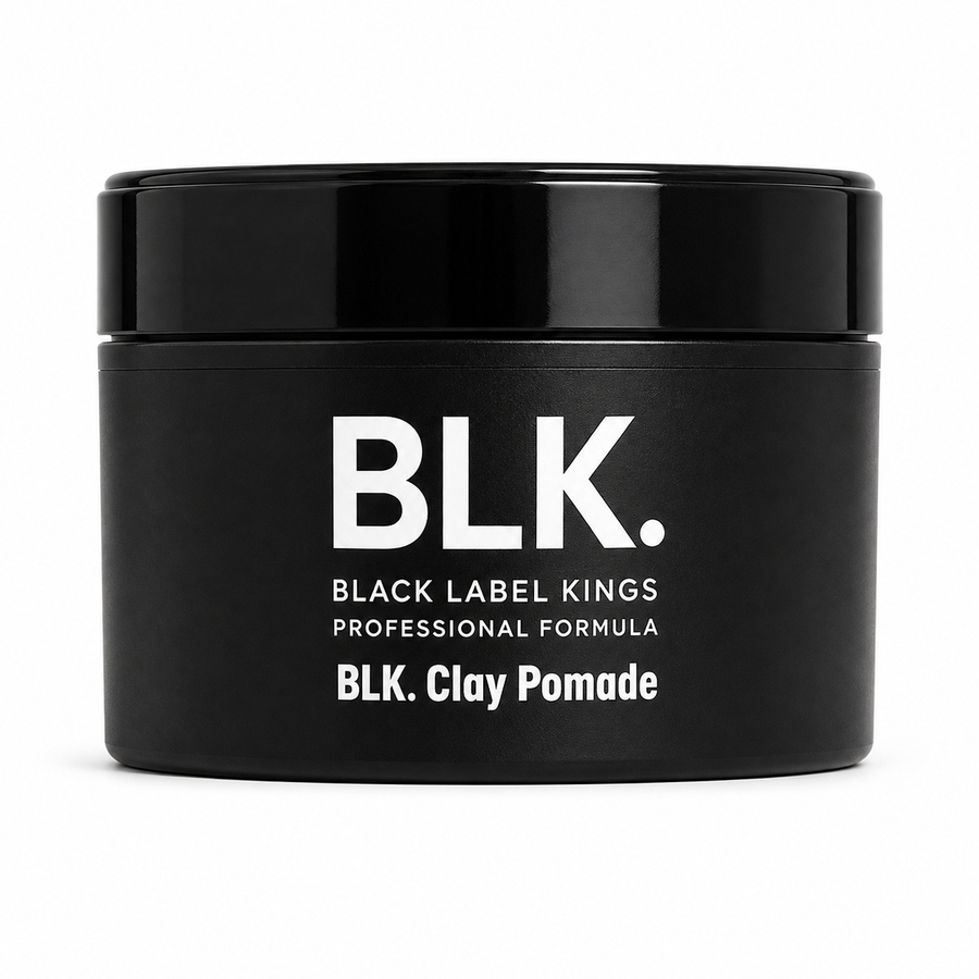 BLK. Black Label King Clay Pomade Cera Look Asciutto e Naturale Effetto Opaco 100ml