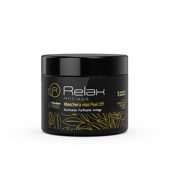Relax Spa Peel Off Maschera Viso Illuminante - Purificante - Antiage 150gr