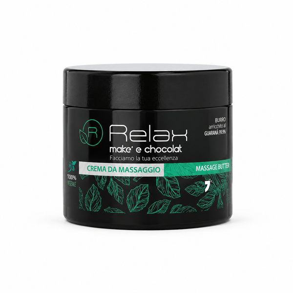 Relax Matè e Chocolat Massage Detox Crema da Massaggio Trattamento d'Urto Anticellulite 500ml