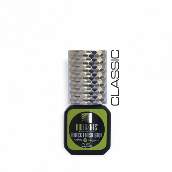 Bio Lashes Black Flsh Glue  - 0,5s - Colla ad Asciugatura   Rapida 0,5 -1 Secondo, Specifica per Extension Ciglia