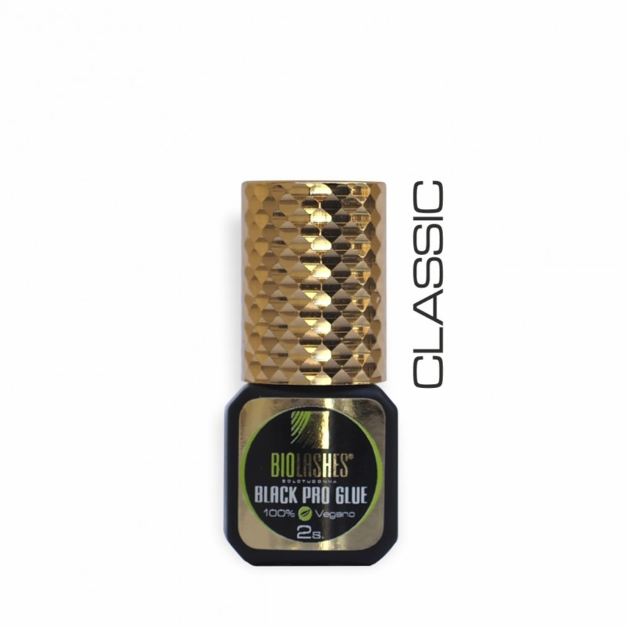 Bio Lashes Black Pro Glue  - 2s - Colla ad Asciugatura Ultra Rapida 2 - 3 Secondi, Specifica per Extension Ciglia