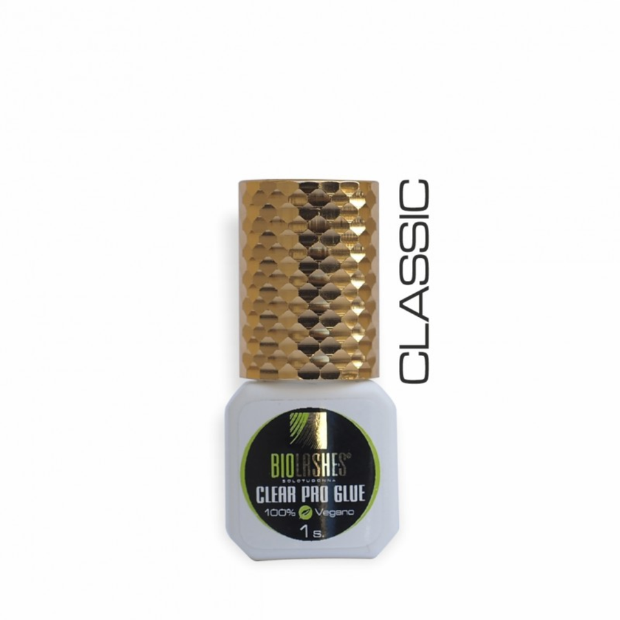 Bio Lashes Clear Pro GLue - 1s - Colla ad Asciugatura Ultra Rapida da 1 a 2 Secondi, Specifica per Extension Ciglia